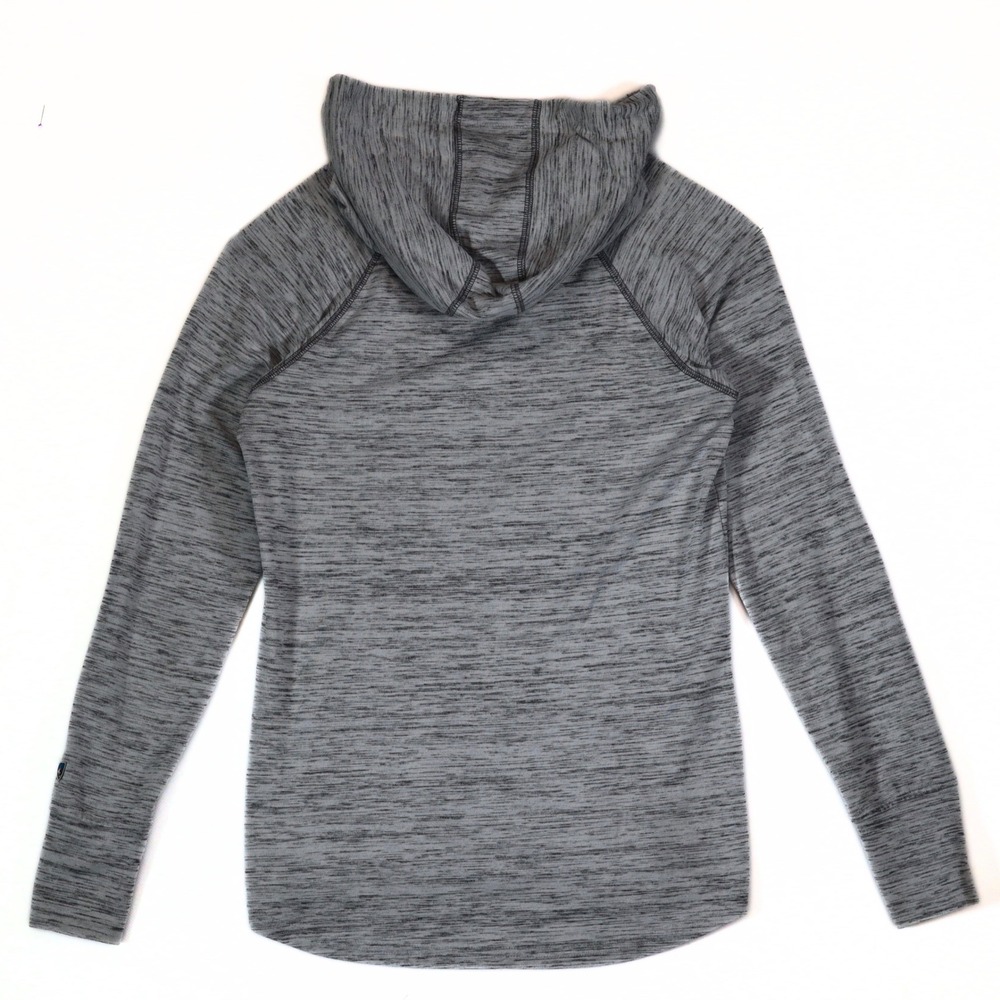 KUHL Vara Women's Small Gray Hoodie Raglan Sleeve Thumbholes Hiking Outdoor - Picture 6 of 10